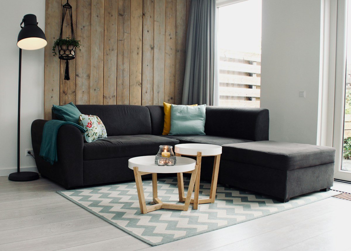 Contemporary interior arranged for relaxed everyday living